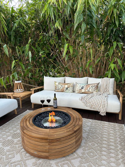 EcoSmart Fire 39" Ark 40 Fire Pit Table with Gas LP/NG Burner by Mad Design Group