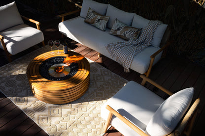 EcoSmart Fire 39" Ark 40 Fire Pit Table with Gas LP/NG Burner by Mad Design Group