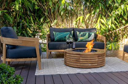 EcoSmart Fire 39" Ark 40 Fire Pit Table with Gas LP/NG Burner by Mad Design Group