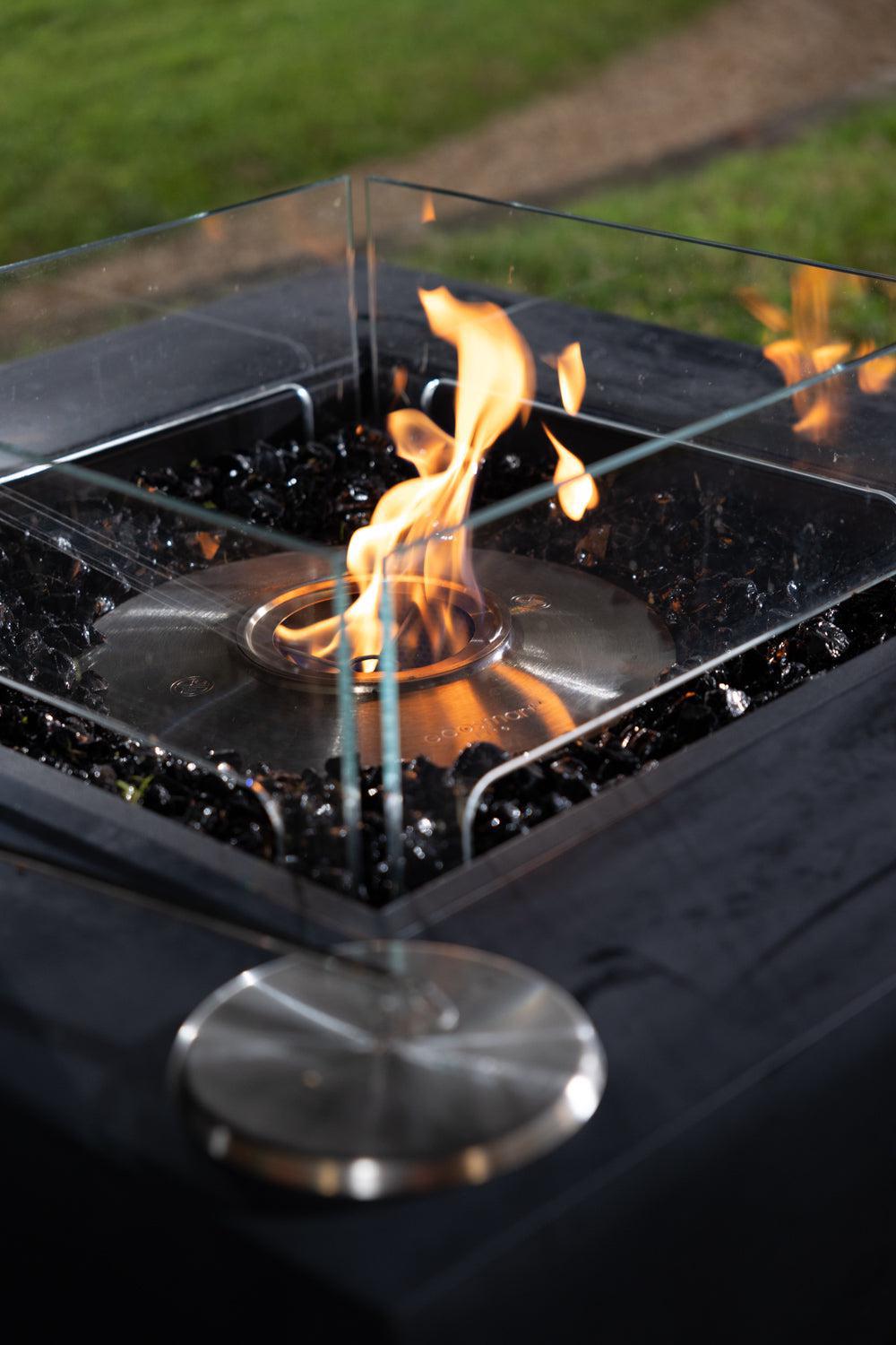 EcoSmart Fire 39" Base 40 Fire Pit Table with Gas LP/NG Burner by Mad Design Group