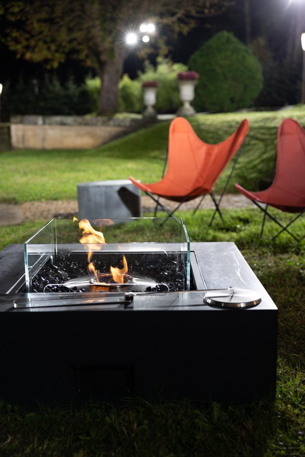 EcoSmart Fire 39" Base 40 Fire Pit Table with Gas LP/NG Burner by Mad Design Group