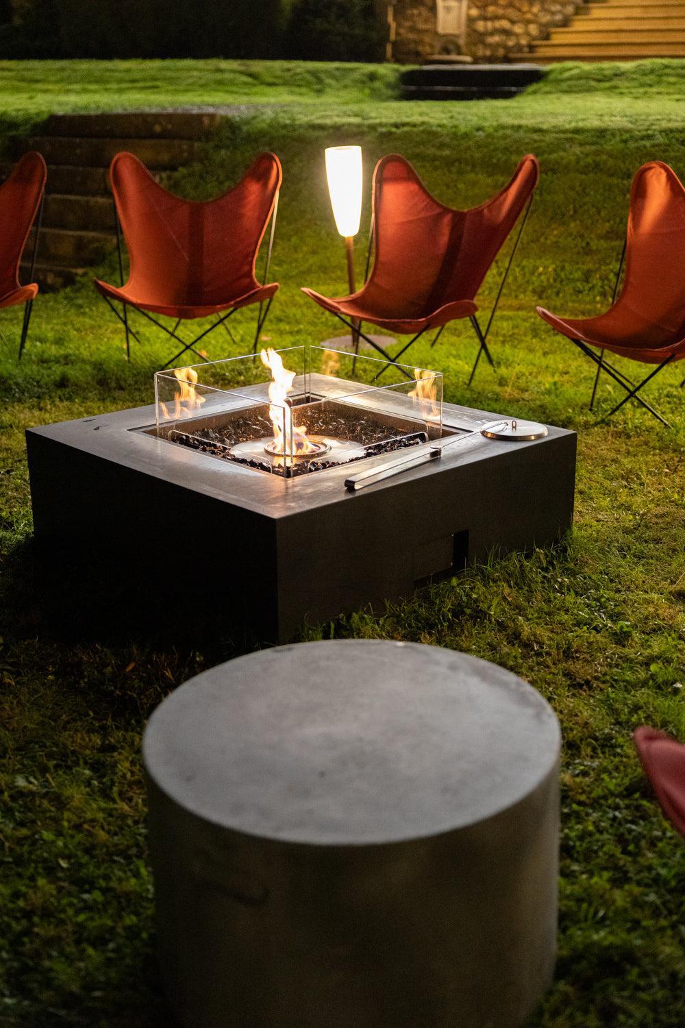 EcoSmart Fire 39" Base 40 Fire Pit Table with Gas LP/NG Burner by Mad Design Group