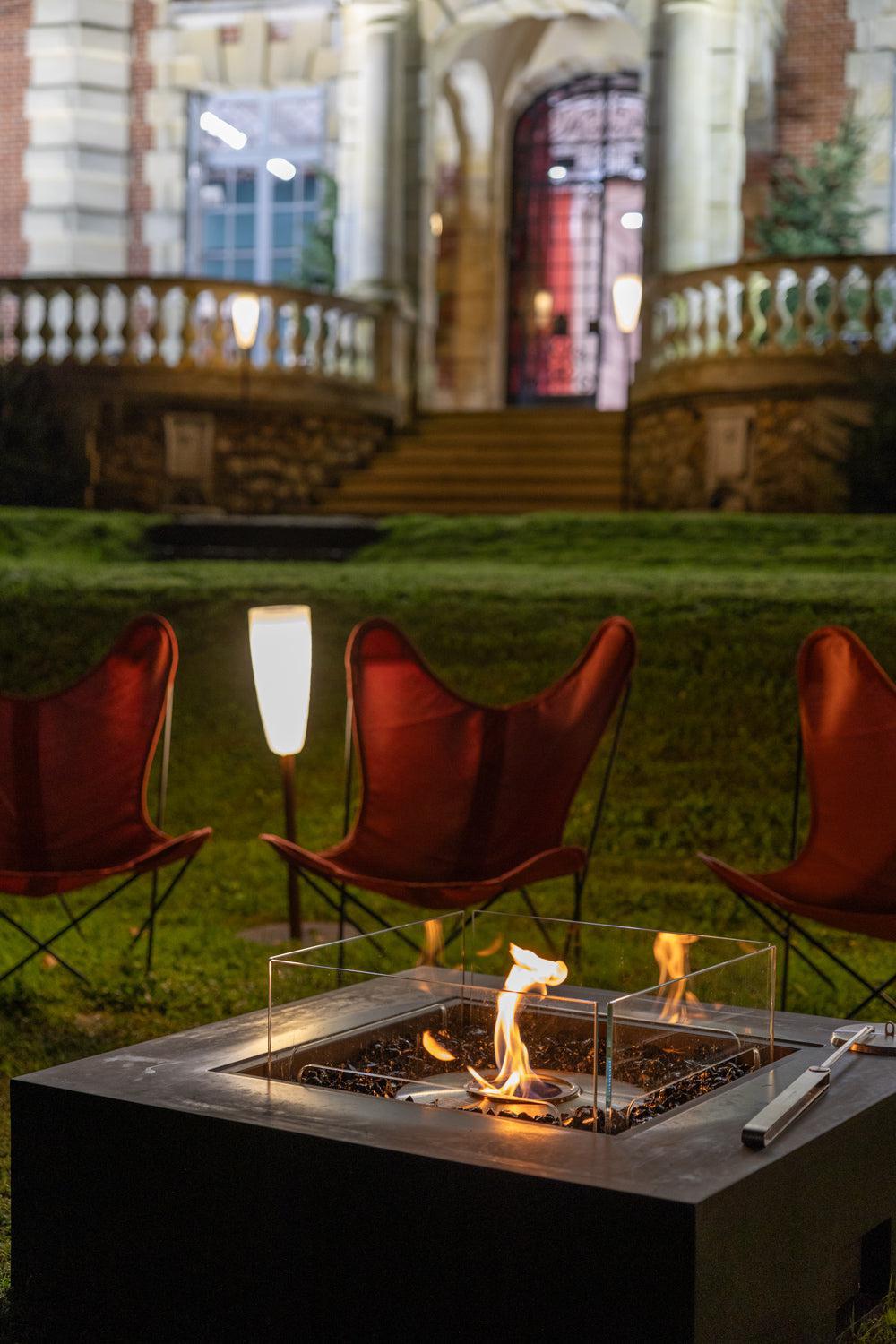 EcoSmart Fire 39" Base 40 Fire Pit Table with Gas LP/NG Burner by Mad Design Group