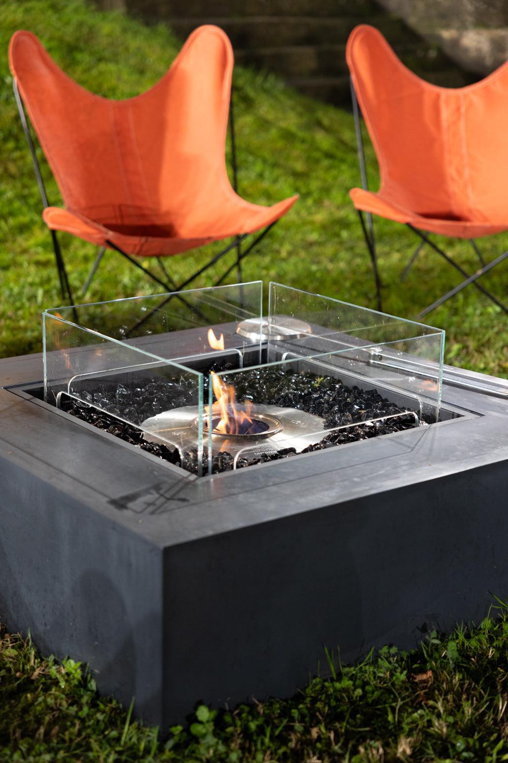EcoSmart Fire 39" Base 40 Fire Pit Table with Gas LP/NG Burner by Mad Design Group