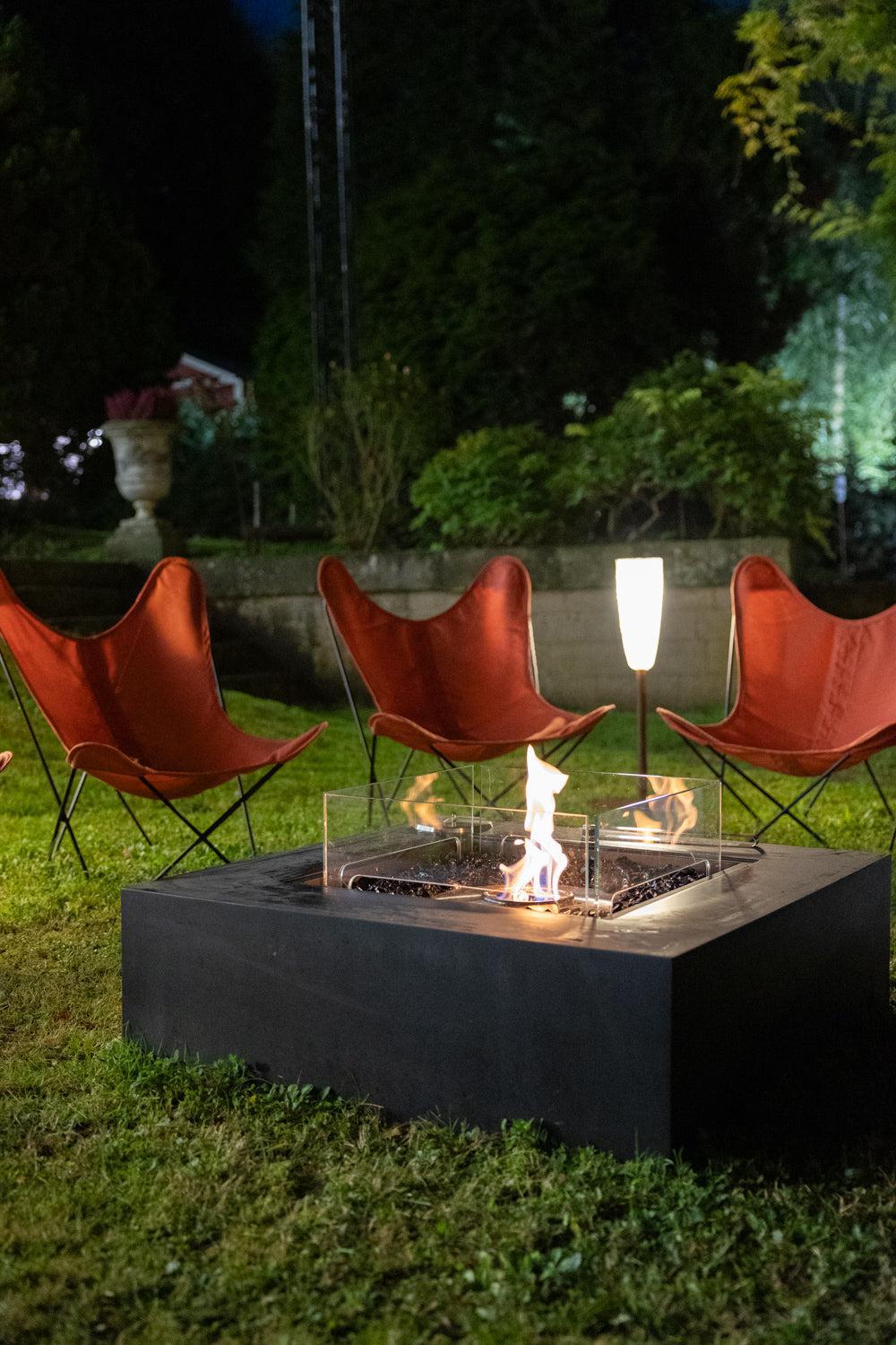 EcoSmart Fire 39" Base 40 Fire Pit Table with Gas LP/NG Burner by Mad Design Group