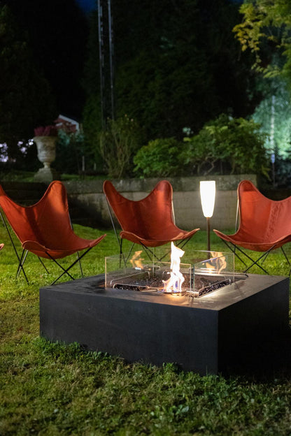 EcoSmart Fire 39" Base 40 Fire Pit Table with Gas LP/NG Burner by Mad Design Group
