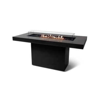 EcoSmart Fire 89" Gin 90 Bar Height Fire Pit Table with Gas LP/NG Burner by Mad Design Group