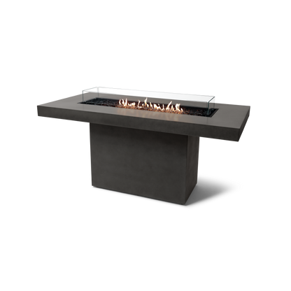 EcoSmart Fire 89" Gin 90 Bar Height Fire Pit Table with Gas LP/NG Burner by Mad Design Group