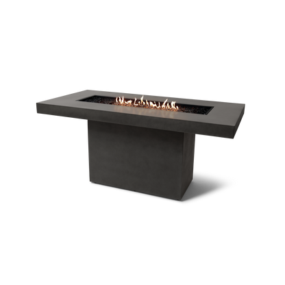 EcoSmart Fire 89" Gin 90 Bar Height Fire Pit Table with Gas LP/NG Burner by Mad Design Group