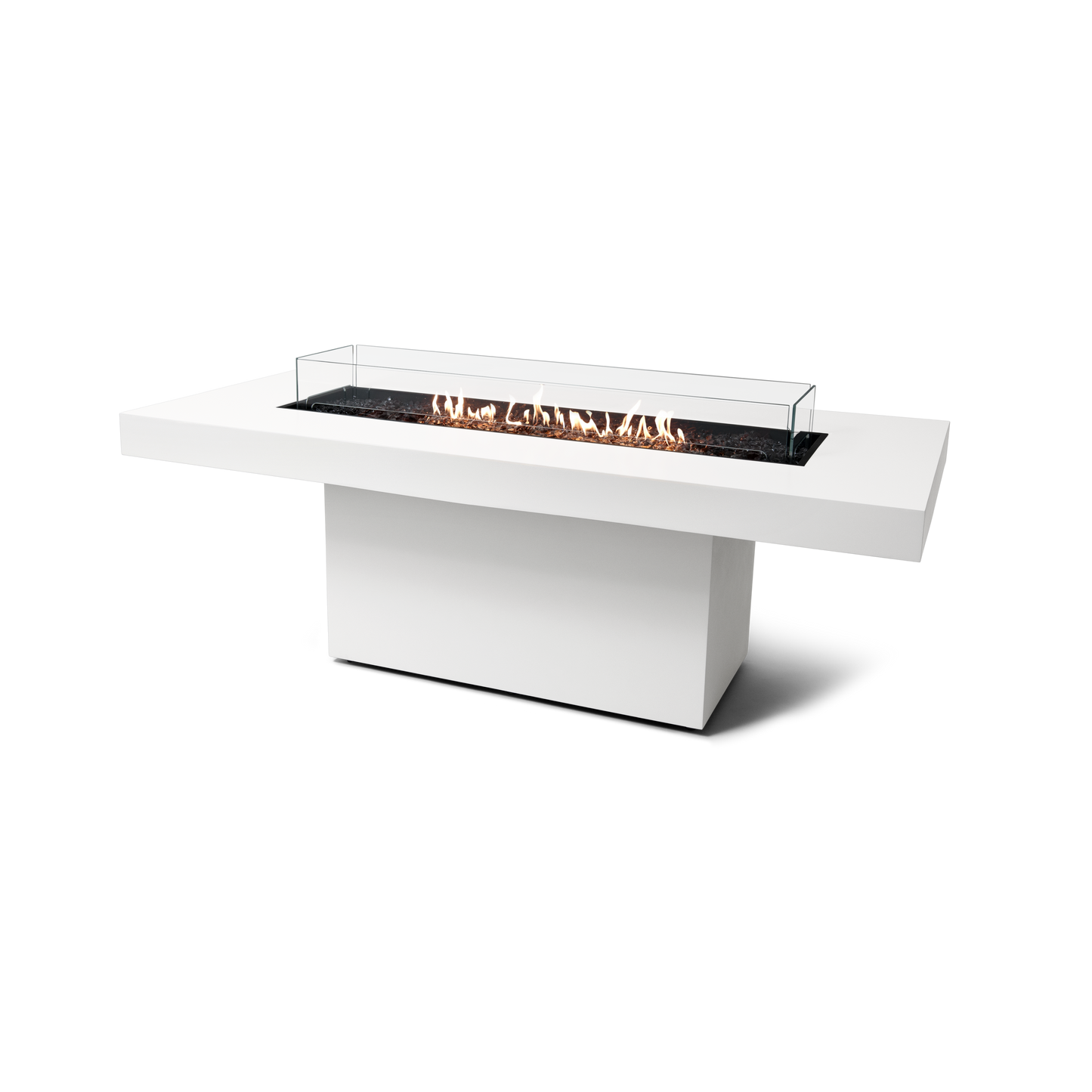 EcoSmart Fire 89" Gin 90 Dining Height Fire Pit Table with Gas LP/NG Burner by Mad Design Group