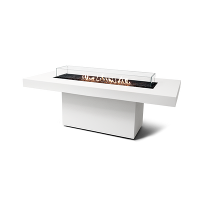 EcoSmart Fire 89" Gin 90 Dining Height Fire Pit Table with Gas LP/NG Burner by Mad Design Group