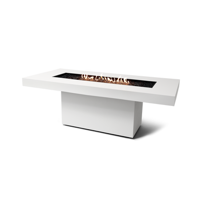 EcoSmart Fire 89" Gin 90 Dining Height Fire Pit Table with Gas LP/NG Burner by Mad Design Group