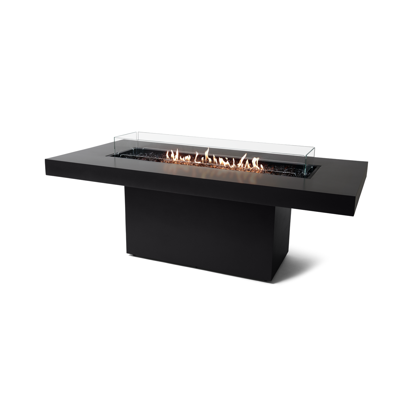 EcoSmart Fire 89" Gin 90 Dining Height Fire Pit Table with Gas LP/NG Burner by Mad Design Group