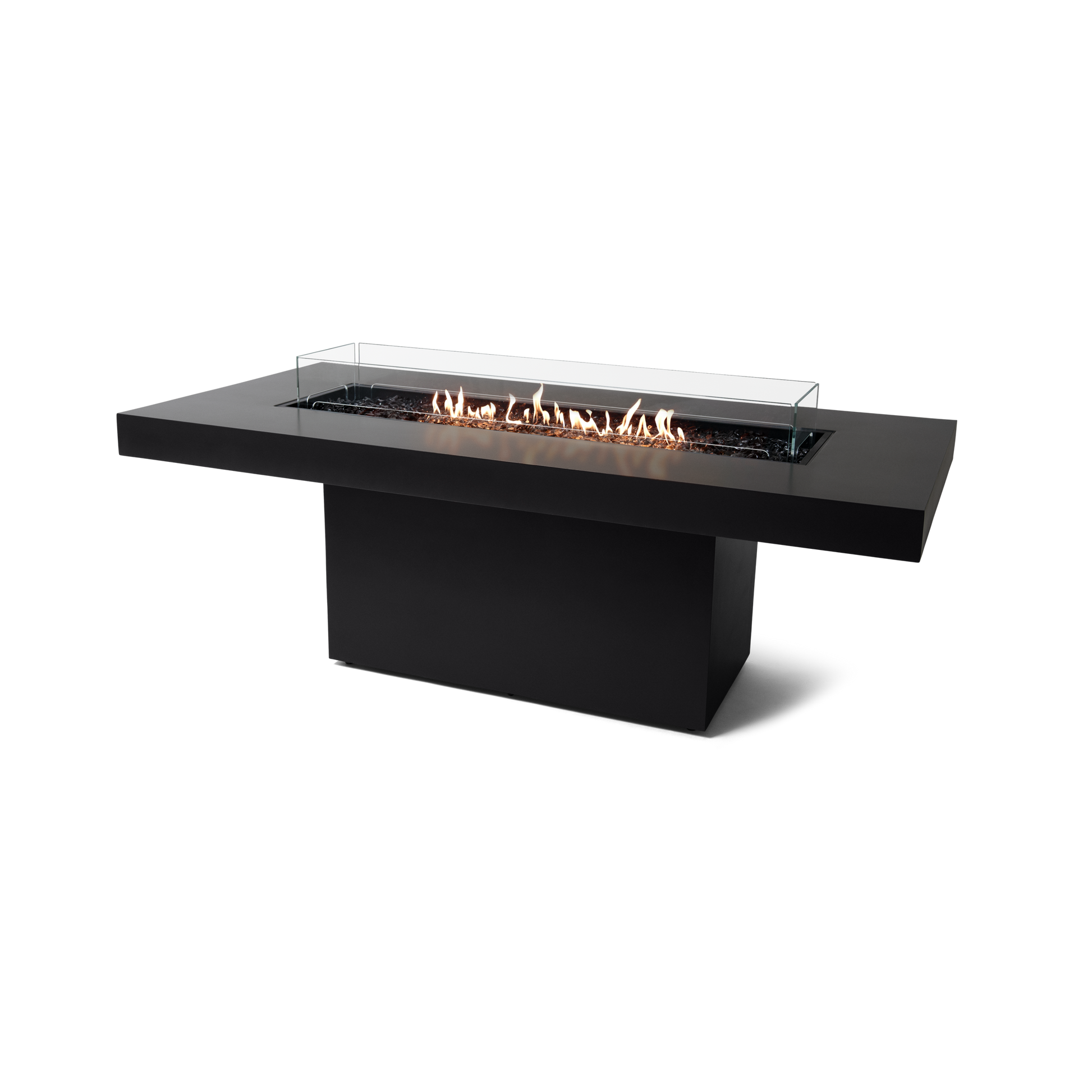 EcoSmart Fire 89" Gin 90 Dining Height Fire Pit Table with Gas LP/NG Burner by Mad Design Group