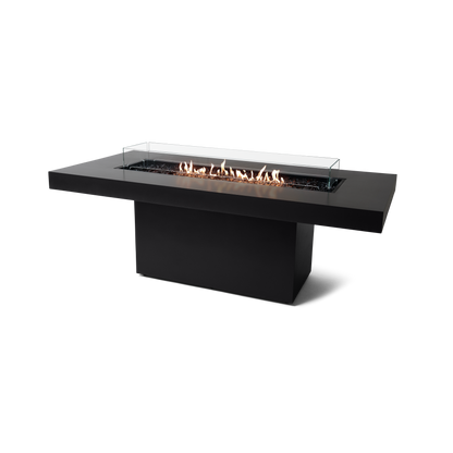 EcoSmart Fire 89" Gin 90 Dining Height Fire Pit Table with Gas LP/NG Burner by Mad Design Group