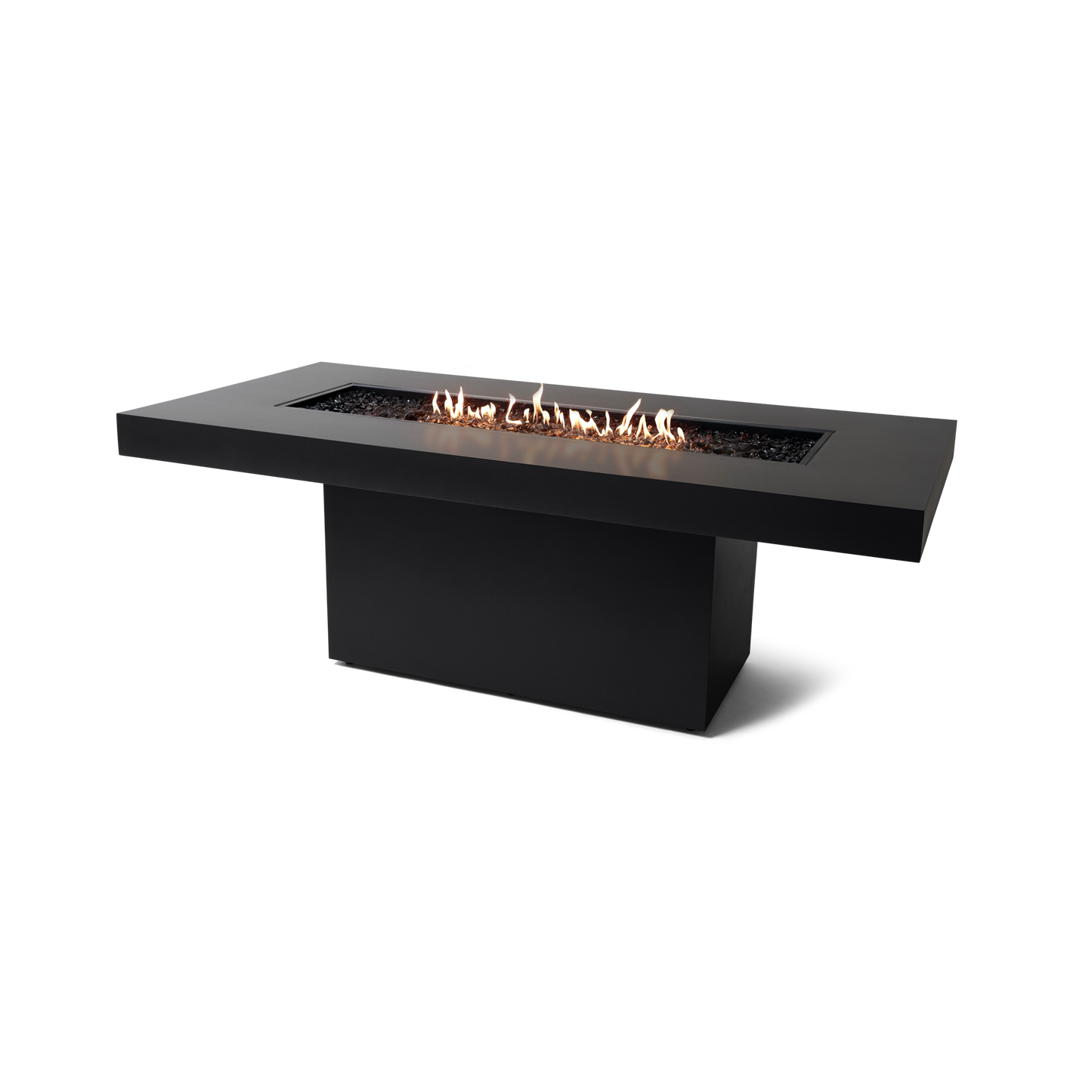 EcoSmart Fire 89" Gin 90 Dining Height Fire Pit Table with Gas LP/NG Burner by Mad Design Group