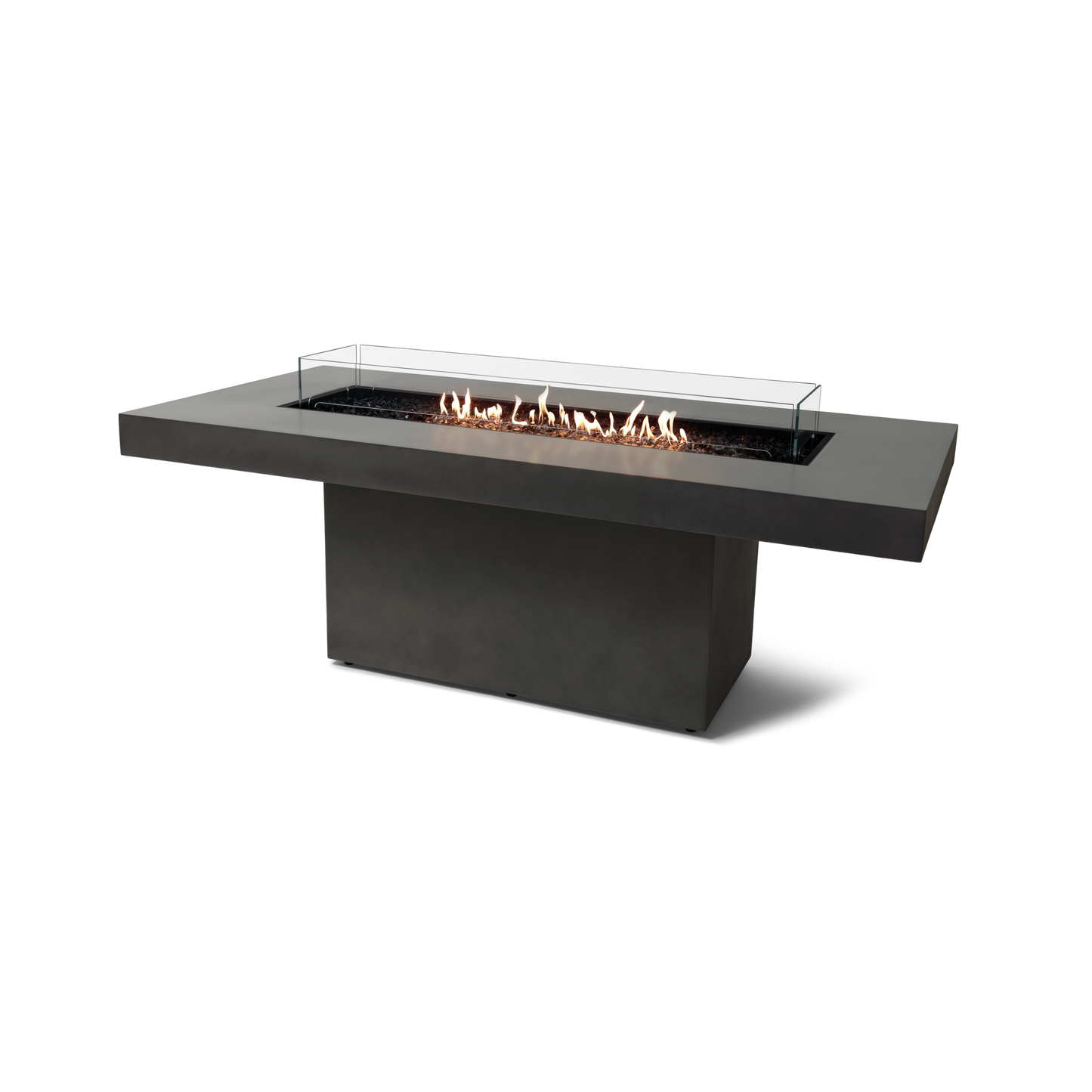 EcoSmart Fire 89" Gin 90 Dining Height Fire Pit Table with Gas LP/NG Burner by Mad Design Group