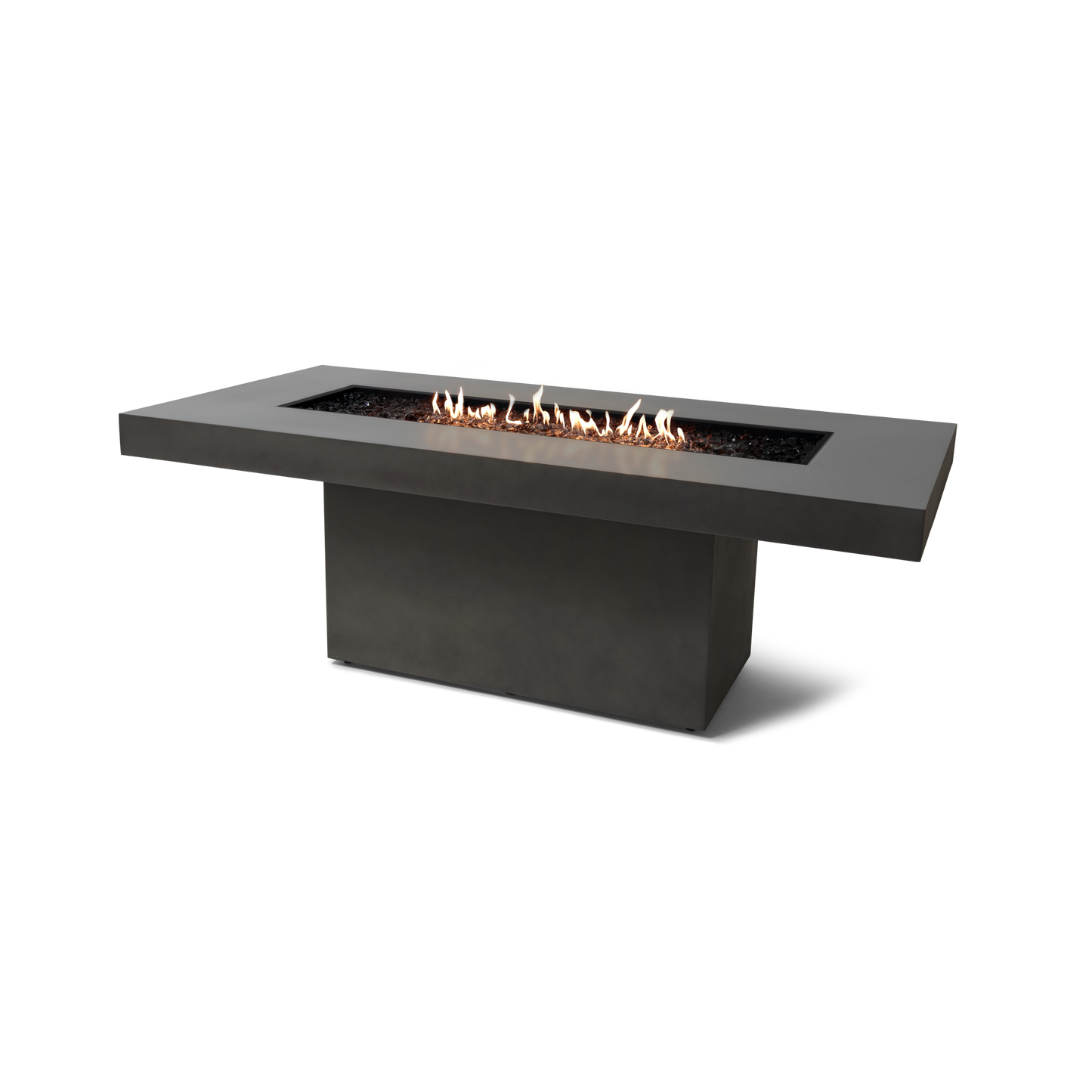 EcoSmart Fire 89" Gin 90 Dining Height Fire Pit Table with Gas LP/NG Burner by Mad Design Group