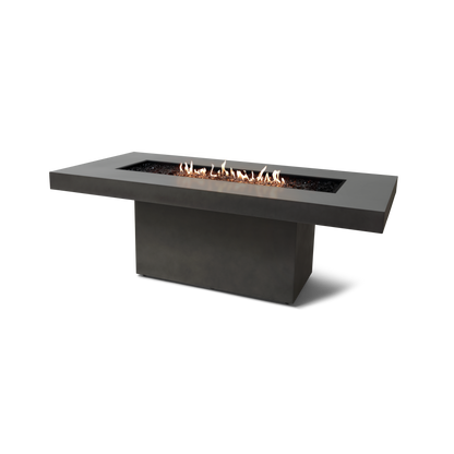 EcoSmart Fire 89" Gin 90 Dining Height Fire Pit Table with Gas LP/NG Burner by Mad Design Group