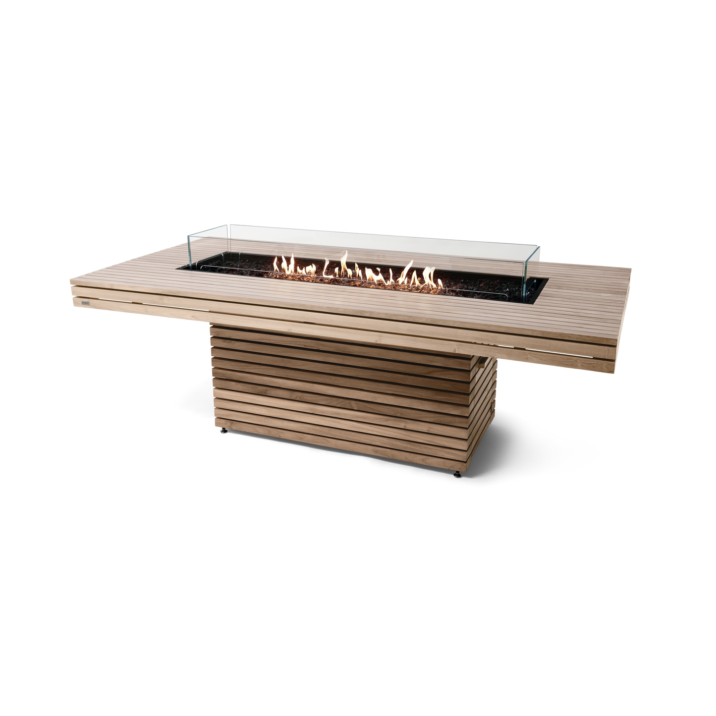 EcoSmart Fire 89" Gin 90 Dining Height Fire Pit Table with Gas LP/NG Burner by Mad Design Group