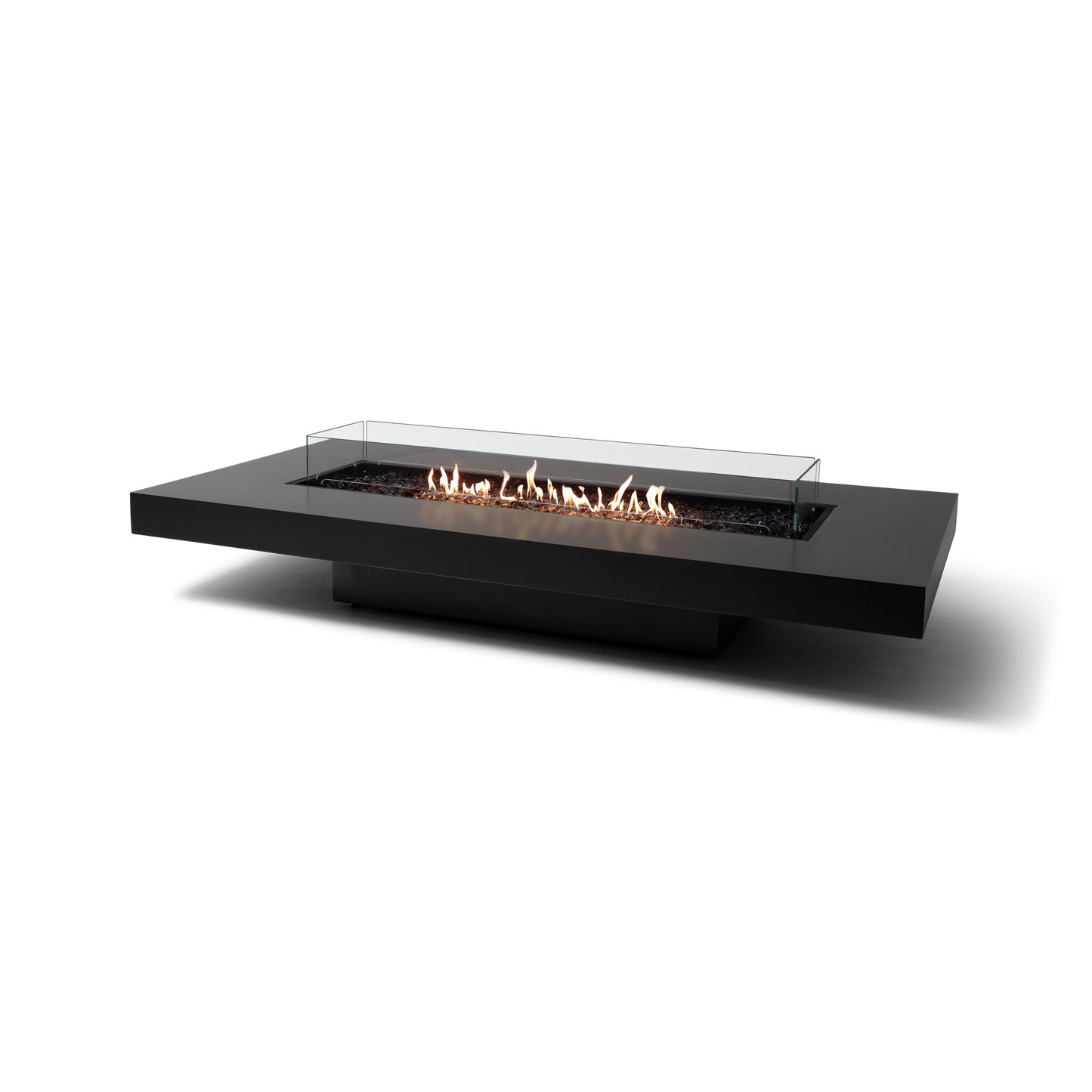 EcoSmart Fire 89" Gin 90 Low Height Fire Pit Table with Gas LP/NG Burner by Mad Design Group