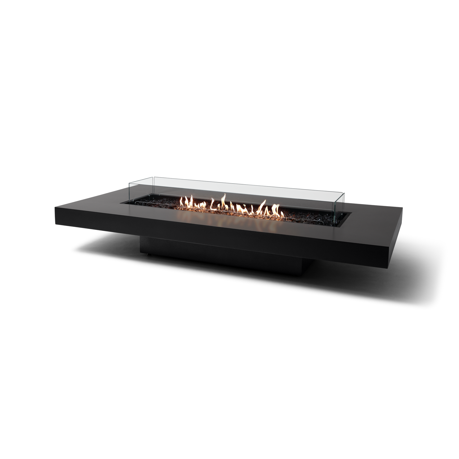 EcoSmart Fire 89" Gin 90 Low Height Fire Pit Table with Gas LP/NG Burner by Mad Design Group