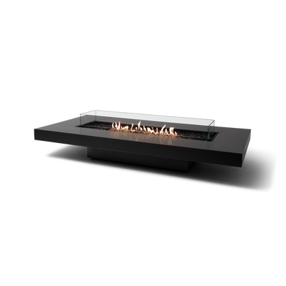 EcoSmart Fire 89" Gin 90 Low Height Fire Pit Table with Gas LP/NG Burner by Mad Design Group