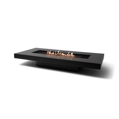 EcoSmart Fire 89" Gin 90 Low Height Fire Pit Table with Gas LP/NG Burner by Mad Design Group