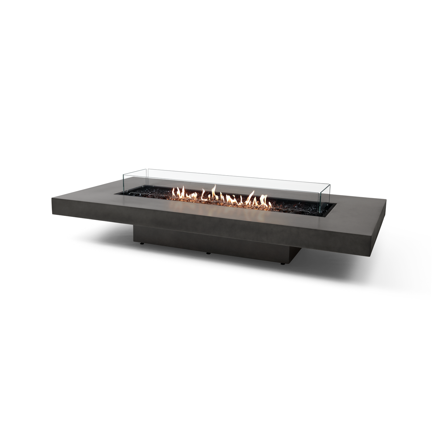 EcoSmart Fire 89" Gin 90 Low Height Fire Pit Table with Gas LP/NG Burner by Mad Design Group