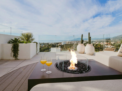 EcoSmart Fire 50" Martini 50 Fire Pit Table with Gas LP/NG Burner by Mad Design Group