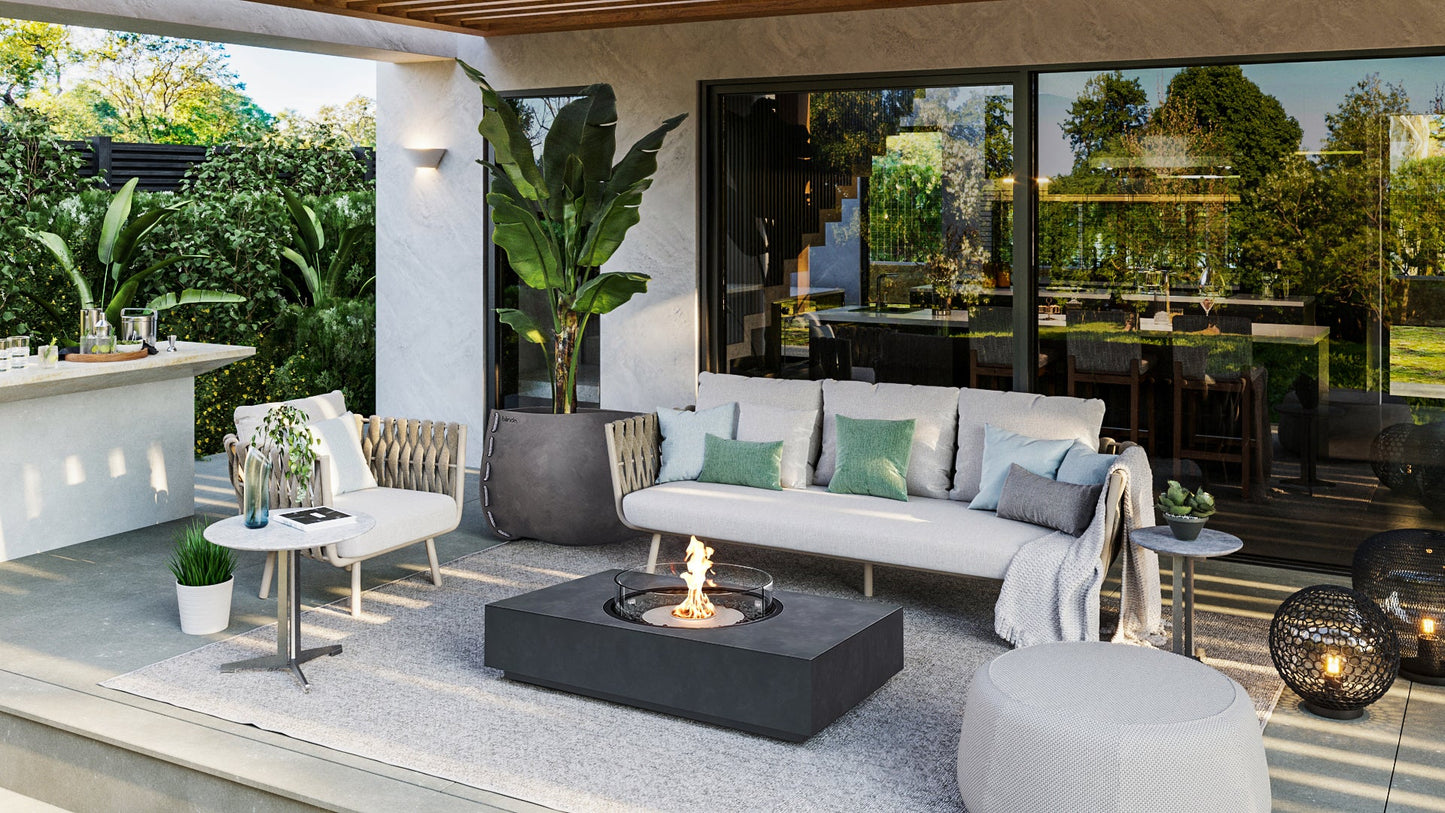 EcoSmart Fire 50" Martini 50 Fire Pit Table with Gas LP/NG Burner by Mad Design Group