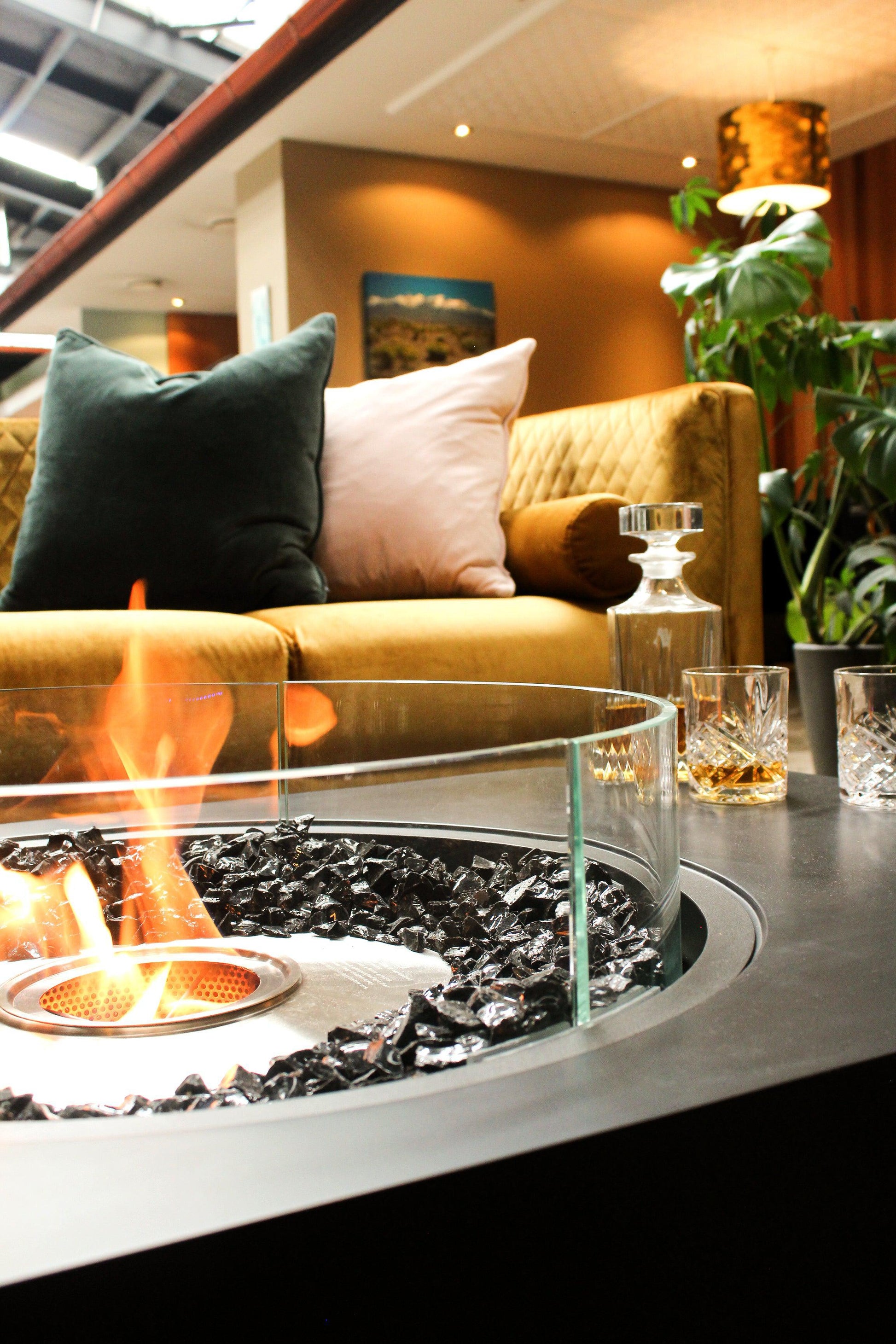 EcoSmart Fire 50" Martini 50 Fire Pit Table with Gas LP/NG Burner by Mad Design Group