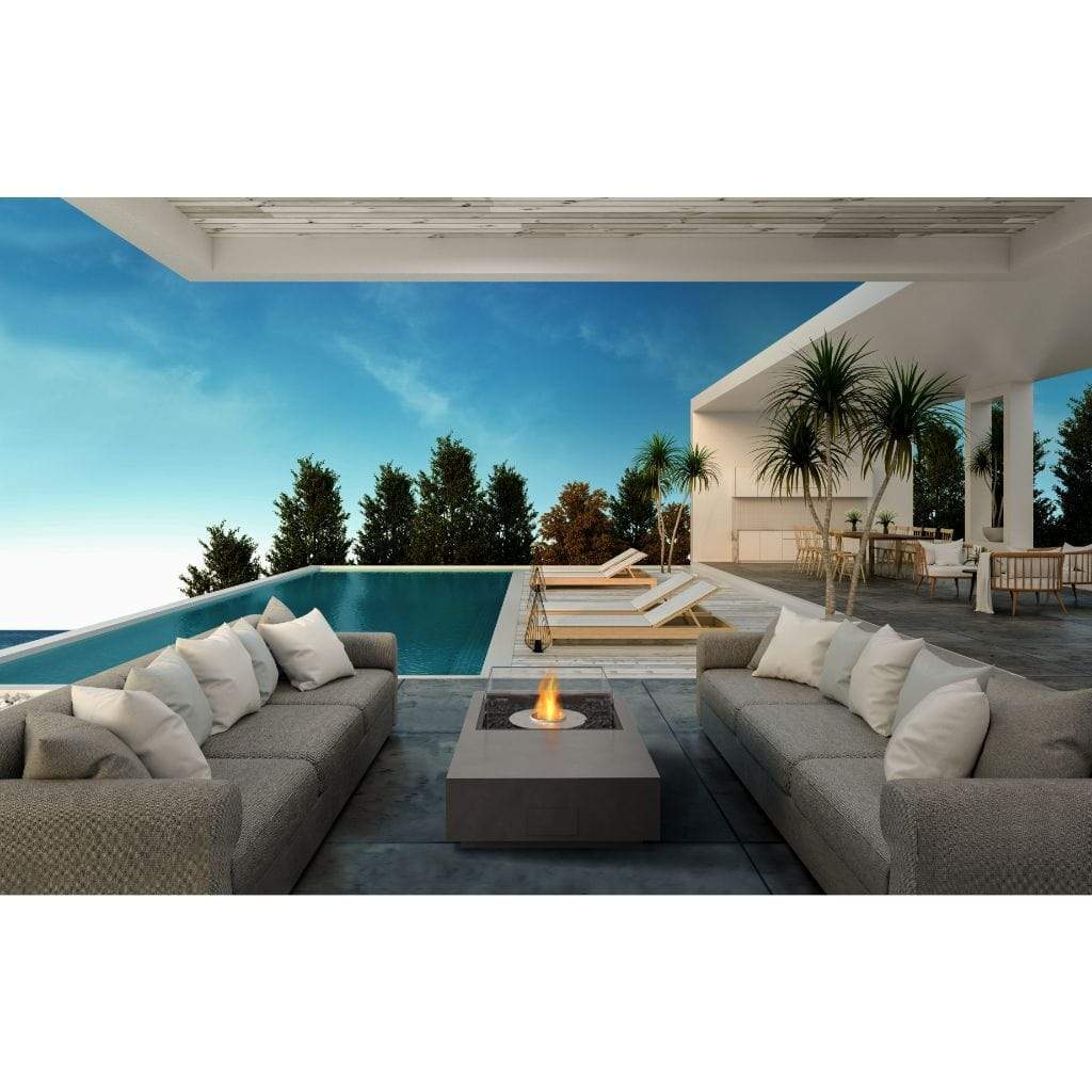 EcoSmart Fire 50" Manhattan 50 Fire Pit Table with Gas LP/NG Burner by Mad Design Group