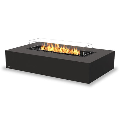 EcoSmart Fire 65" Wharf 65 Fire Pit Table with Gas LP/NG Burner by Mad Design Group