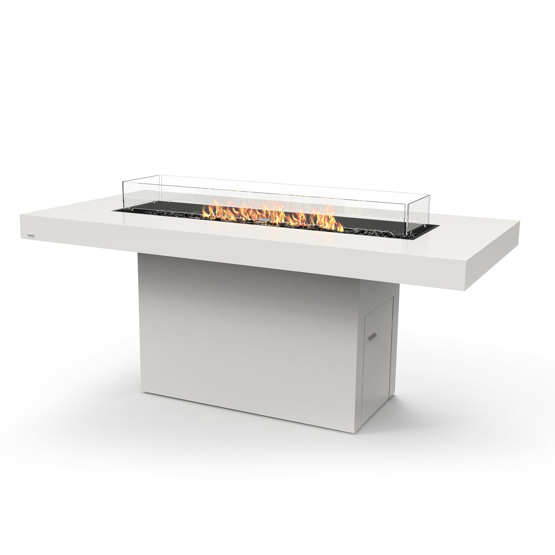 EcoSmart Fire 89" Gin 90 Bar Height Fire Pit Table with Gas LP/NG Burner by Mad Design Group