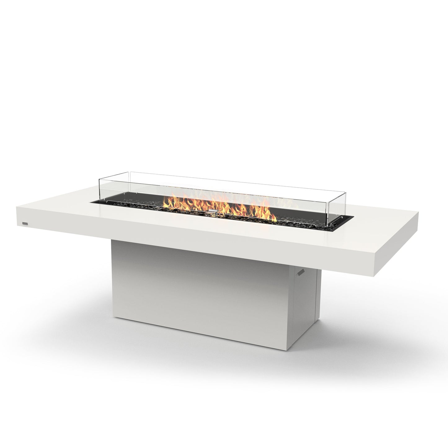 EcoSmart Fire 89" Gin 90 Dining Height Fire Pit Table with Gas LP/NG Burner by Mad Design Group