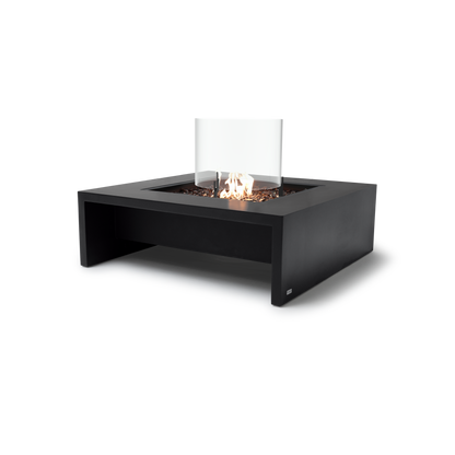 EcoSmart Fire Mojito 40" Graphite Freestanding Fire Table with Gas LP/NG Burner by Mad Design Group