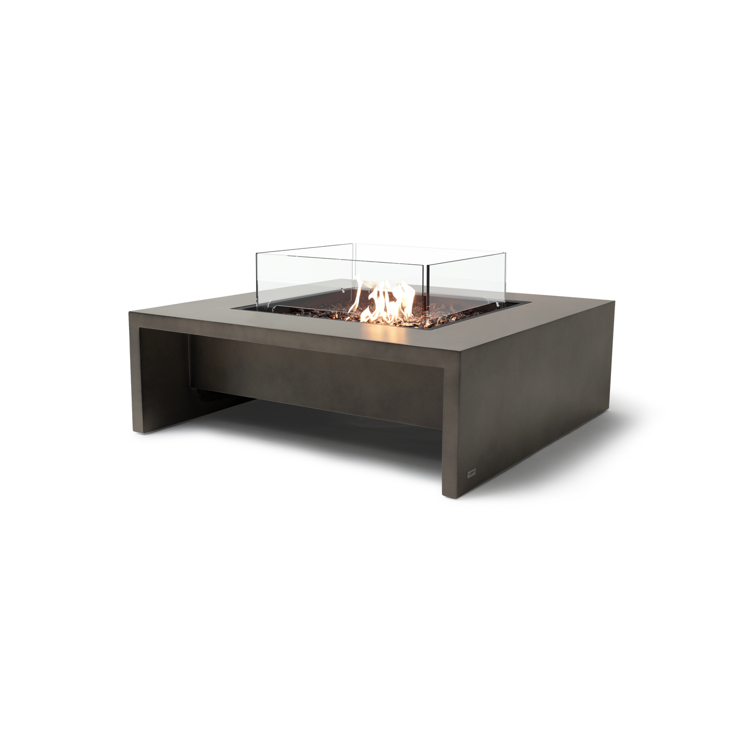 EcoSmart Fire Mojito 40" Natural Freestanding Fire Table with Gas LP/NG Burner by Mad Design Group