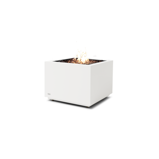 EcoSmart Fire Sidecar 24" Bone Freestanding Fire Table with Gas LP/NG Burner by Mad Design Group
