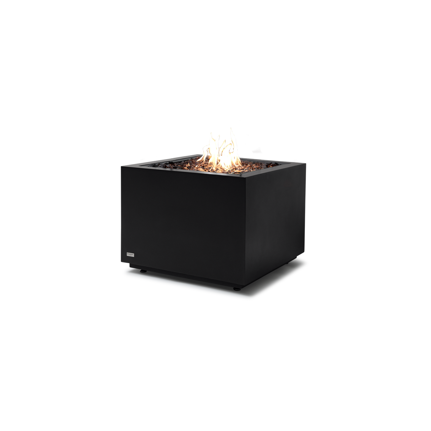 EcoSmart Fire Sidecar 24" Graphite Freestanding Fire Table with Gas LP/NG Burner by Mad Design Group