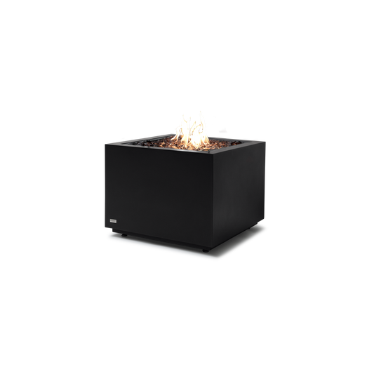 EcoSmart Fire Sidecar 24" Graphite Freestanding Fire Table with Gas LP/NG Burner by Mad Design Group
