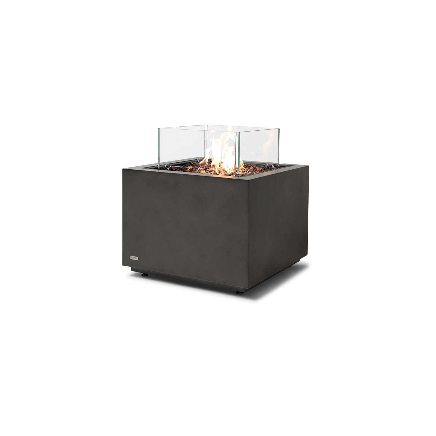 EcoSmart Fire Sidecar 24" Natural Freestanding Fire Table with Gas LP/NG Burner by Mad Design Group
