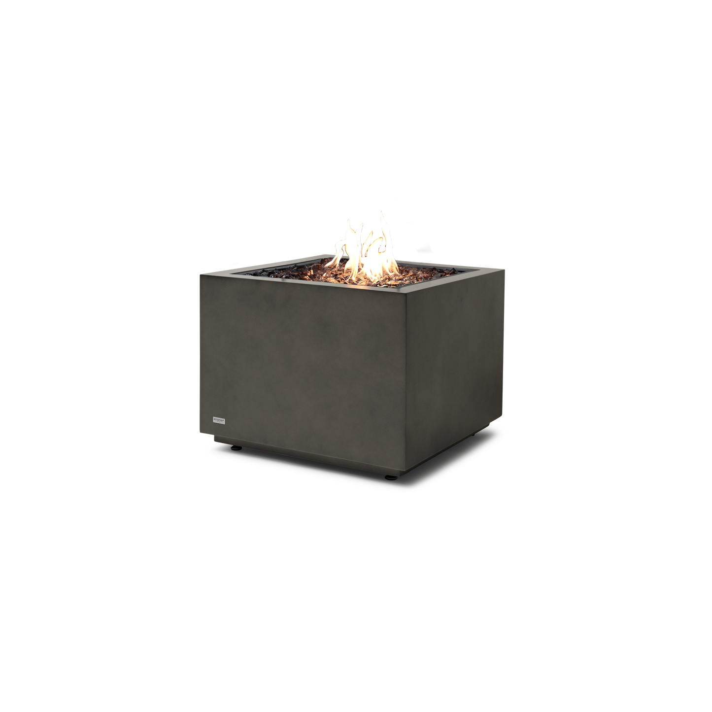 EcoSmart Fire Sidecar 24" Natural Freestanding Fire Table with Gas LP/NG Burner by Mad Design Group