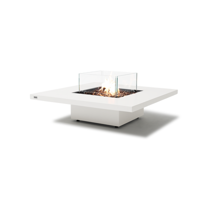EcoSmart Fire Vertigo 40" Bone Freestanding Fire Table with Gas LP/NG Burner by Mad Design Group