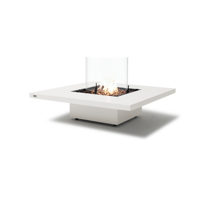 EcoSmart Fire Vertigo 40" Bone Freestanding Fire Table with Gas LP/NG Burner by Mad Design Group