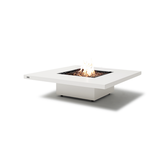 EcoSmart Fire Vertigo 40" Bone Freestanding Fire Table with Gas LP/NG Burner by Mad Design Group