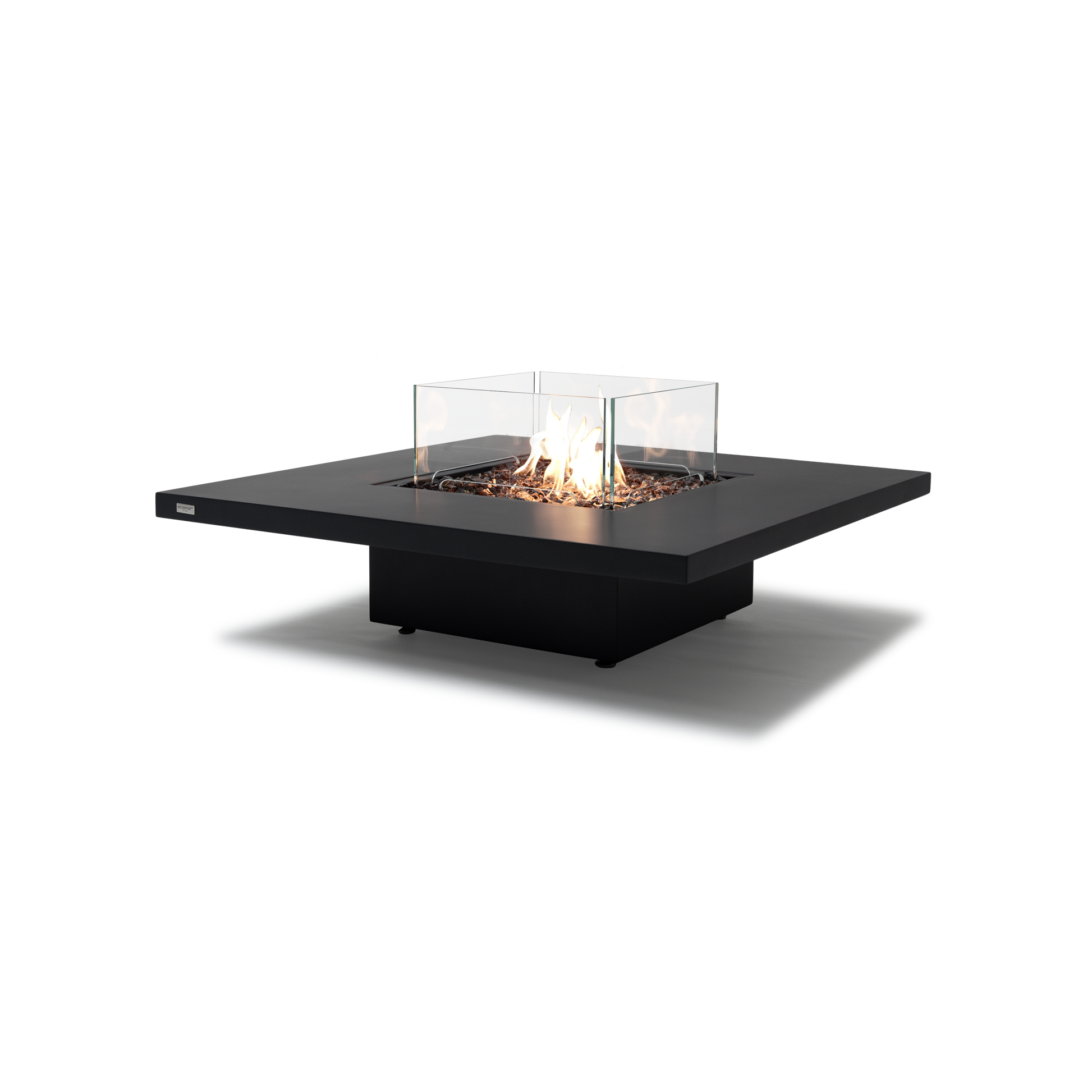 EcoSmart Fire Vertigo 40" Graphite Freestanding Fire Table with Gas LP/NG Burner by Mad Design Group