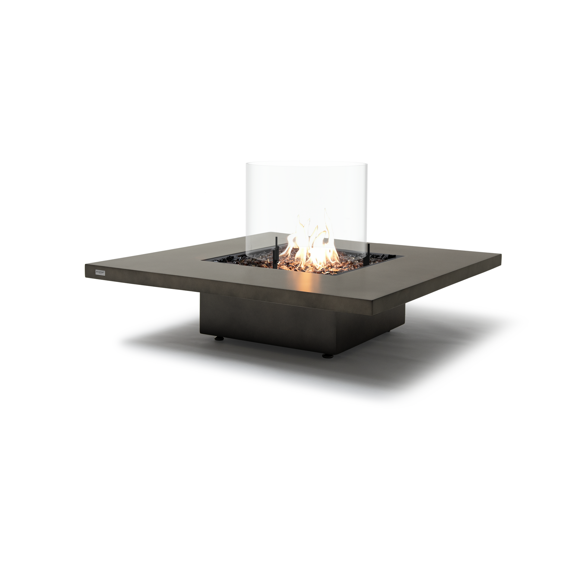 EcoSmart Fire Vertigo 40" Natural Freestanding Fire Table with Gas LP/NG Burner by Mad Design Group