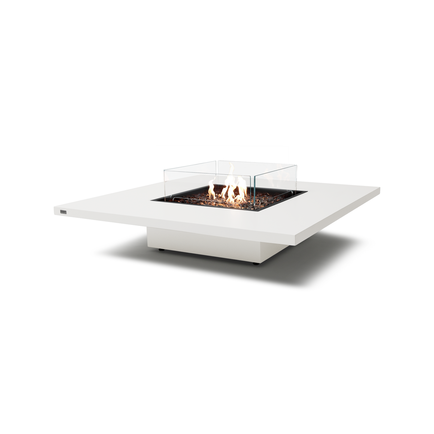 EcoSmart Fire Vertigo 50" Bone Freestanding Fire Table with Gas LP/NG Burner by Mad Design Group