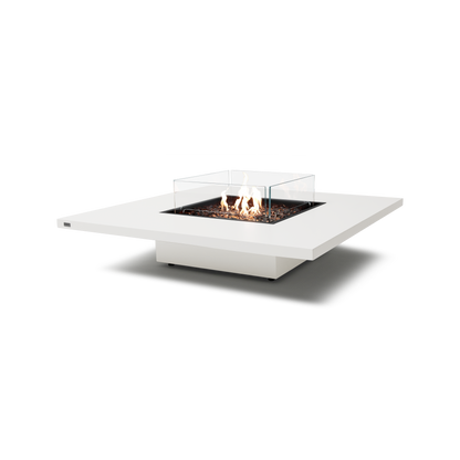 EcoSmart Fire Vertigo 50" Bone Freestanding Fire Table with Gas LP/NG Burner by Mad Design Group